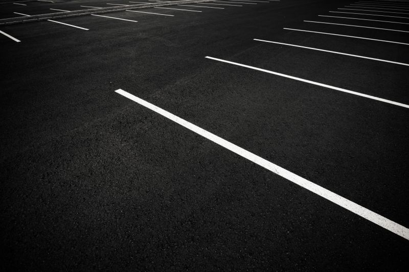 Parking Lot with Markings
